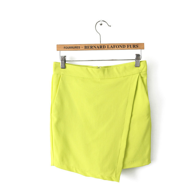 Candy Color Skirt Shorts Casual Pan