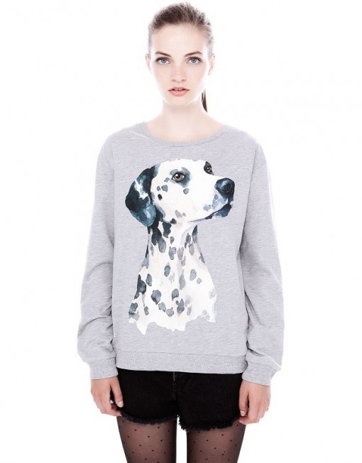 Must Have Spotty Dog Prints Casual Sweatshirts Tops – – Avery Couture